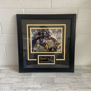 Mounted Memories XL Super Bowl 2006 Pittsburgh Steelers Ron Roethlisberges Photo